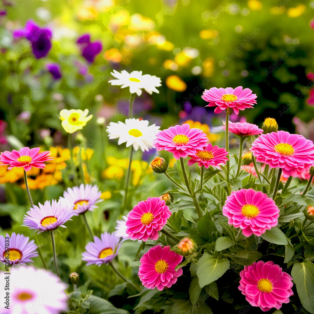 flowers in the garden flowers in the garden