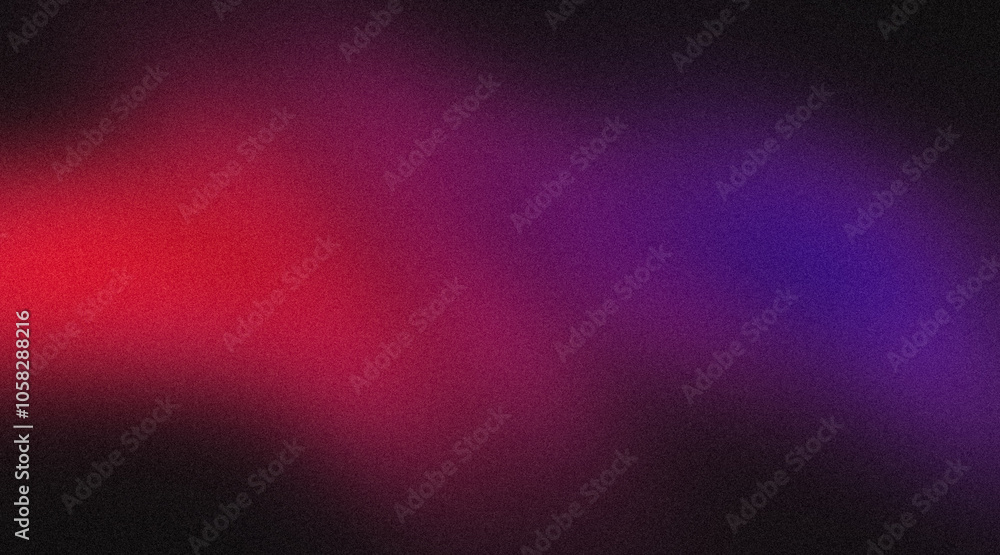 Vibrant red purple blue dark black color grainy backdrop design. Abstract glowing colors wave shaped noisy texture, flowing colors gradient on black, website header design, cover, banner Vibrant red purple blue dark black color grainy backdrop design. Abstract glowing colors wave shaped noisy texture, flowing colors gradient on black, website header design, cover, banner