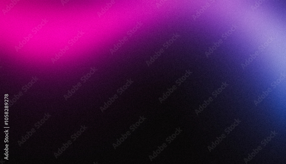 Vibrant dark pink blue black color grainy backdrop design. Abstract glowing colors wave shaped noisy texture, flowing colors gradient on black, website header design, cover, banner Vibrant dark pink blue black color grainy backdrop design. Abstract glowing colors wave shaped noisy texture, flowing colors gradient on black, website header design, cover, banner