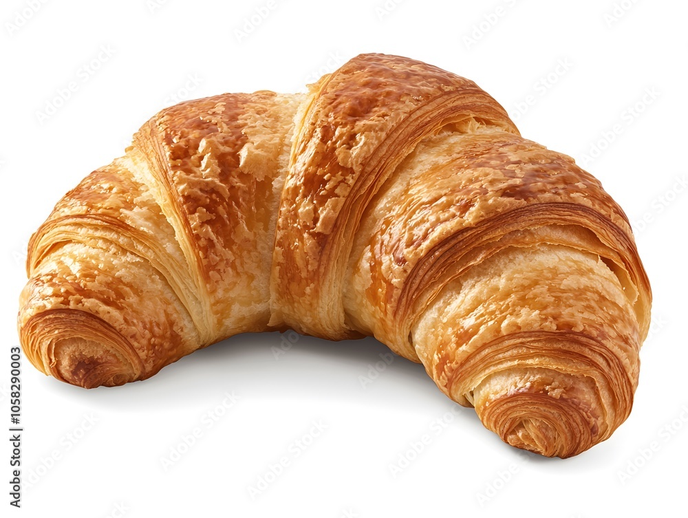 The croissant flaky and buttery, with a perfectly crisp exterior and a soft, layered interior. The croissant flaky and buttery, with a perfectly crisp exterior and a soft, layered interior.