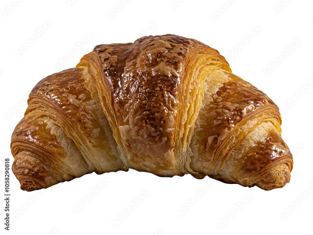 The croissant flaky and buttery, with a perfectly crisp exterior and a soft, layered interior. The croissant flaky and buttery, with a perfectly crisp exterior and a soft, layered interior.