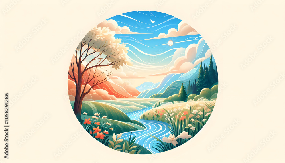 A harmony of comfortable visual elements that soothe the senses A harmony of comfortable visual elements that soothe the senses
