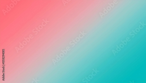 Serene Pink & Teal Gradient: A calming visual