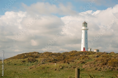 Cape Egmont Lighthouse: Coastal Beauty on a Sunny Day