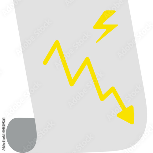 Cut Bill Electricity Illustration