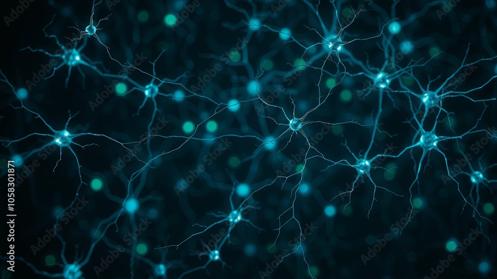 Abstract Neural Network Structure Visualization Abstract Neural Network Structure Visualization