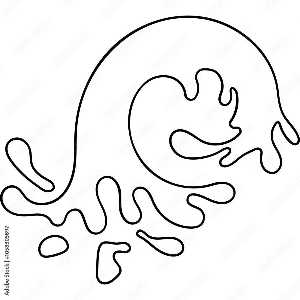 Water Splash Icon Water Splash Icon