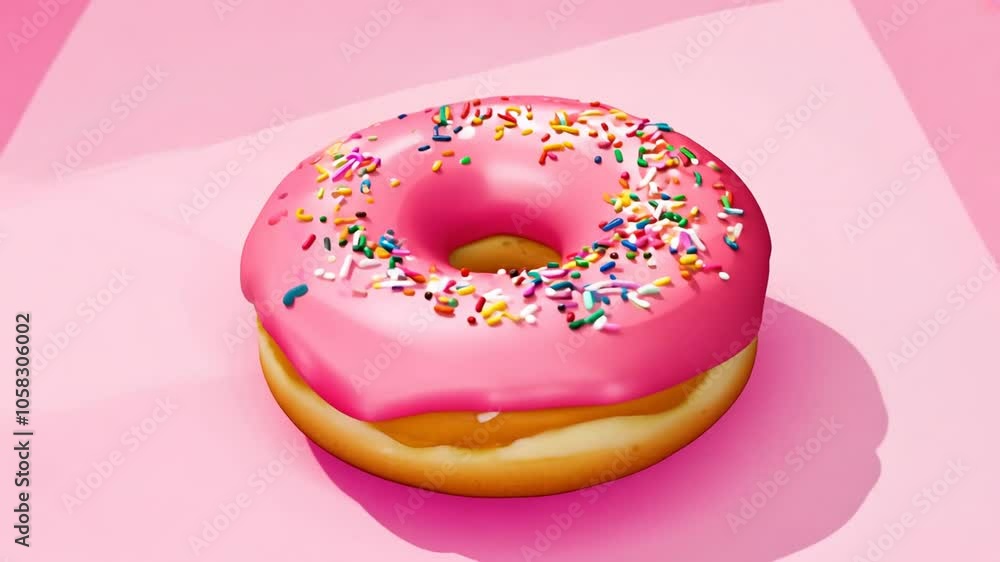surface rests appears donut icing sprinkles pink animation covered Video top single more colorful footage dessert sprinkle sweet treat baked pastry sugar colourful snack delicious deliciously confect surface rests appears donut icing sprinkles pink animation covered Video top single more colorful footage dessert sprinkle sweet treat baked pastry sugar colourful snack delicious deliciously confect