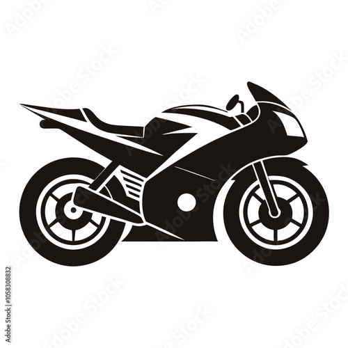 racing-motorbike-a-silhouette-vector-with-white-background