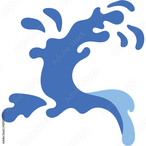 Water Splash Illustration