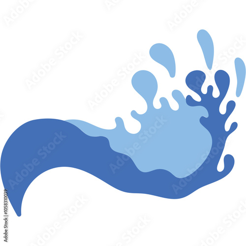 Water Splash Illustration