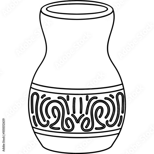 Antique Flower Vase Icon