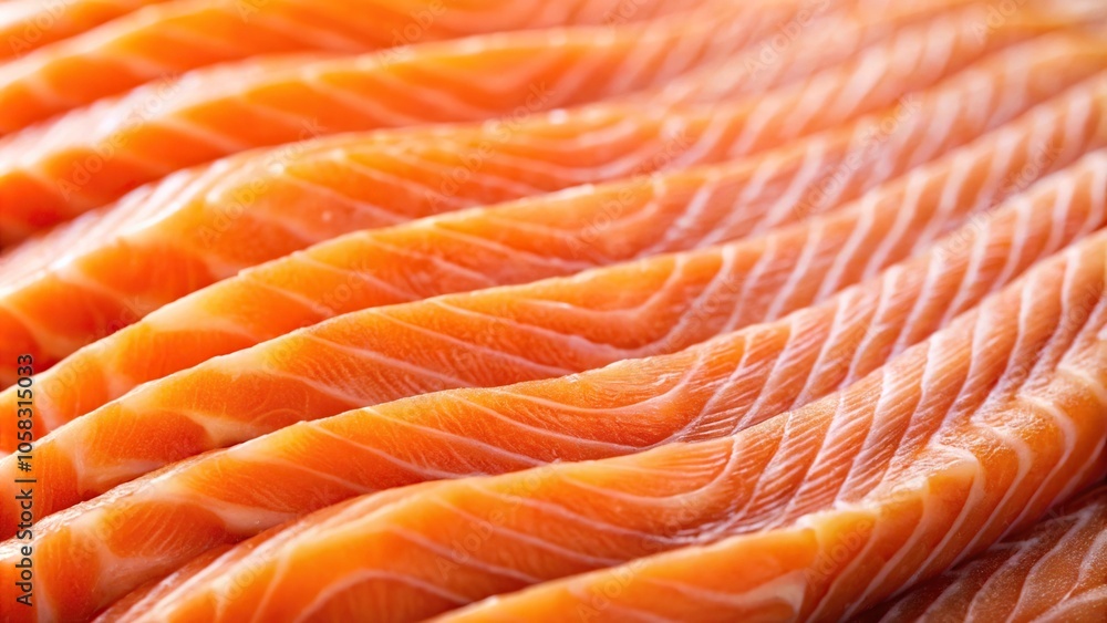 Close-up of salmon's gills with slimy secretion, texture, slime, background, algae Close-up of salmon's gills with slimy secretion, texture, slime, background, algae