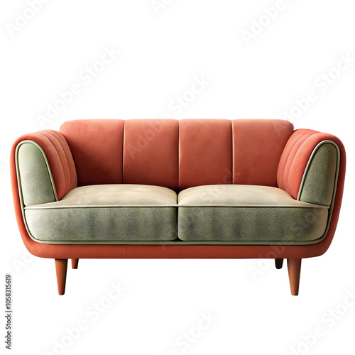 sofa isolated on white background