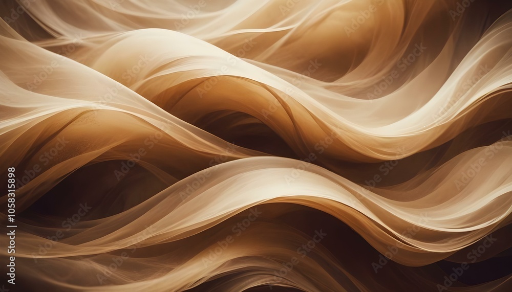 Fototapeta premium abstract, layered, textures, flowing, organic, dynamic, seamless, modern, aesthetic, depth, smooth, bold, rhythmic, wallpaper, immersive, large-scale, contemporary, fluid, wave, brushstrokes, pattern,