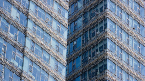 windows of a skyscraper