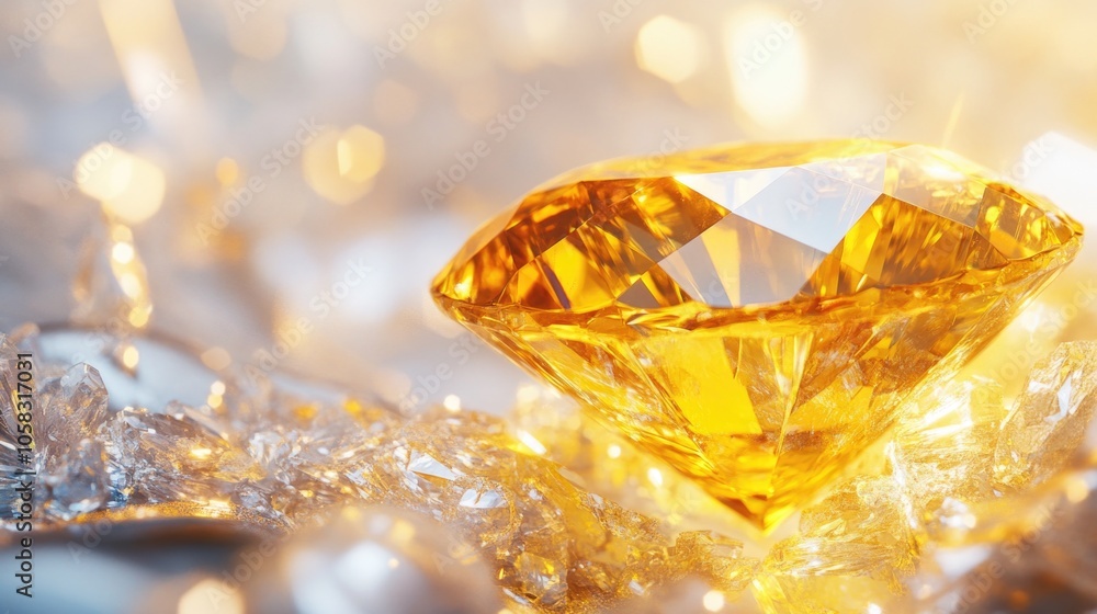 Yellow Diamond on Ice Yellow Diamond on Ice