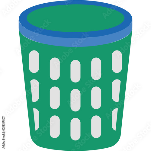 Discount Clothes Basket Illustration photo