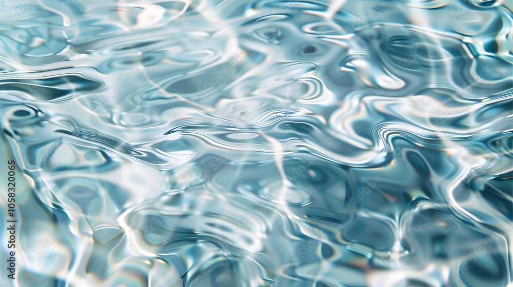 Calming Abstract Pattern of Rippling Water Surface Calming Abstract Pattern of Rippling Water Surface