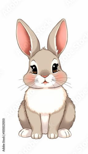 Charming Rabbit Illustration