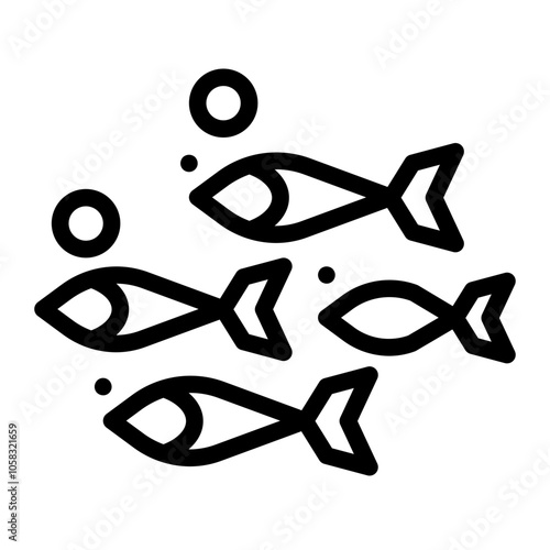 school of fish icon