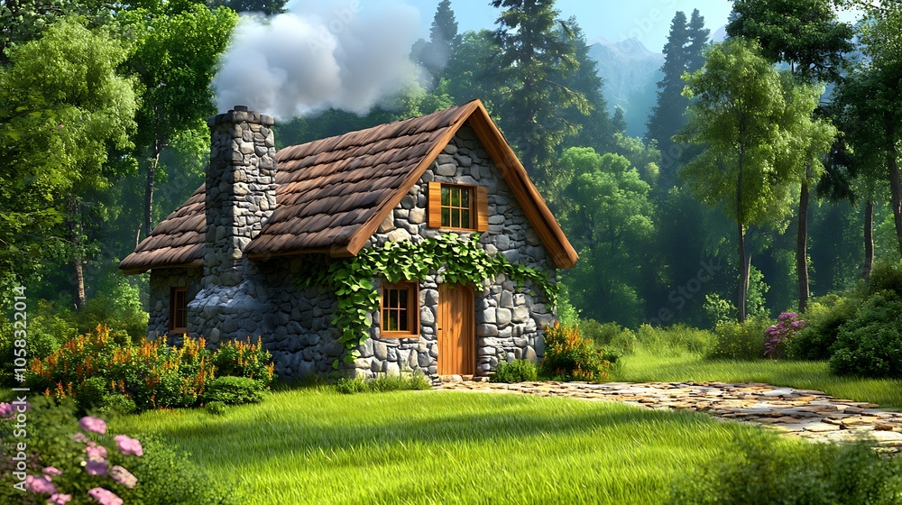 Serene Mountain Cabin by the Tranquil Lake Serene Mountain Cabin by the Tranquil Lake