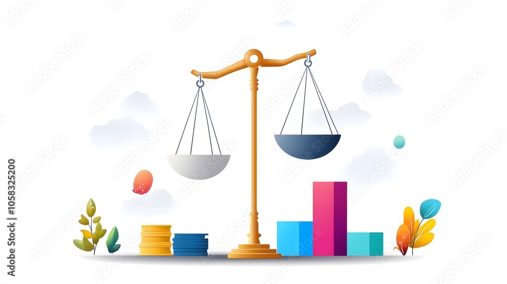 Balancing finance and data visualization concepts Balancing finance and data visualization concepts