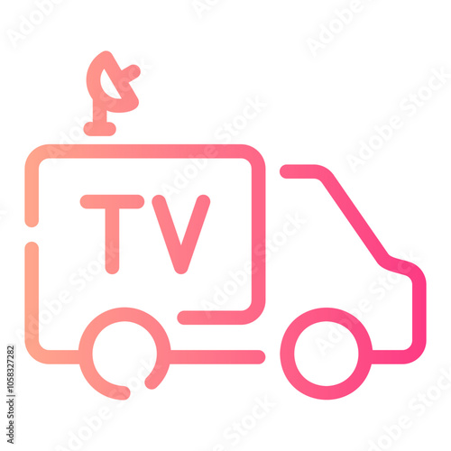 van Line Gradient Icon