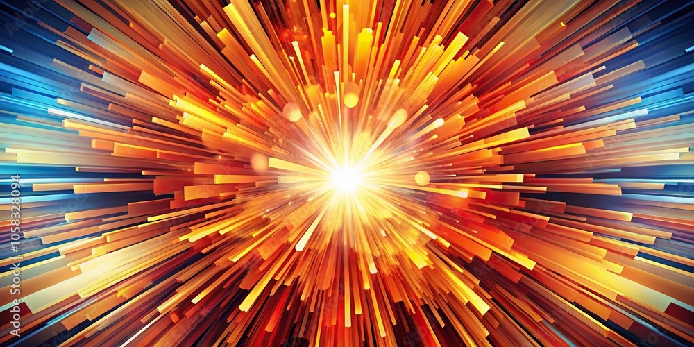 Abstract explosion background from low angle view Abstract explosion background from low angle view
