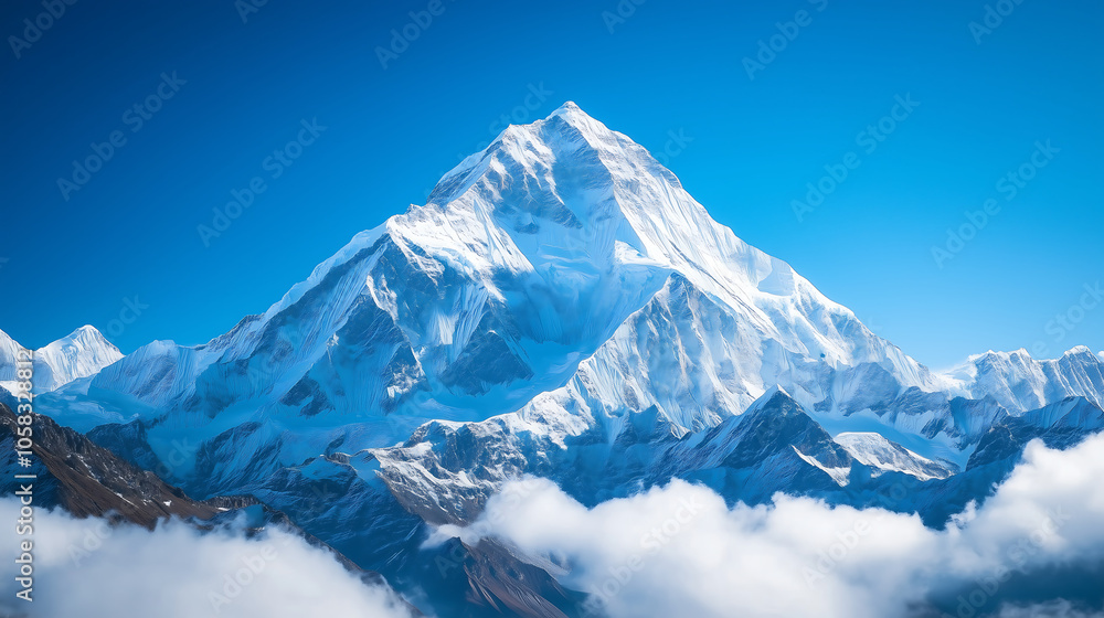 The snow-capped mountains rise under a clear blue sky, white snow. The crisp winter air and serene atmosphere highlight the natural beauty of the landscape. The snow-capped mountains rise under a clear blue sky, white snow. The crisp winter air and serene atmosphere highlight the natural beauty of the landscape.