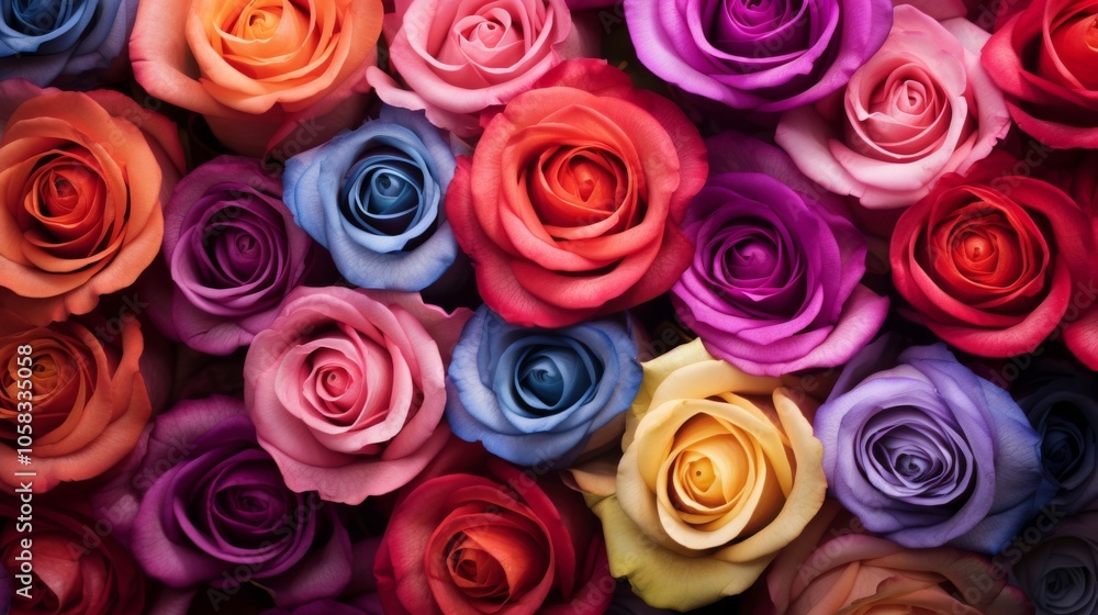 Overhead view of vibrant ranunculus flowers in full bloom arranged in a natural pattern with soft lighting and delicate pastel tones
Overhead view of vibrant ranunculus flowers in full bloom arranged in a natural pattern with soft lighting and delicate pastel tones