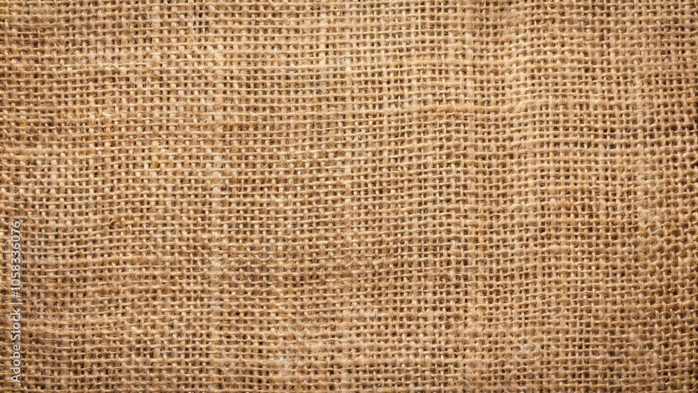 Thick and rough burlap fabric with earthy undertones and natural fibers, burlap, jute, natural Thick and rough burlap fabric with earthy undertones and natural fibers, burlap, jute, natural