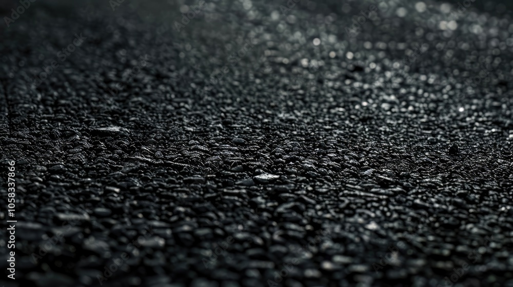 Black asphalt background or texture Black asphalt background or texture