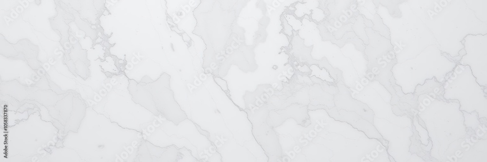 Obraz premium Smooth and elegant marble surface with intricate white and grey veins running through, white, veins, grey