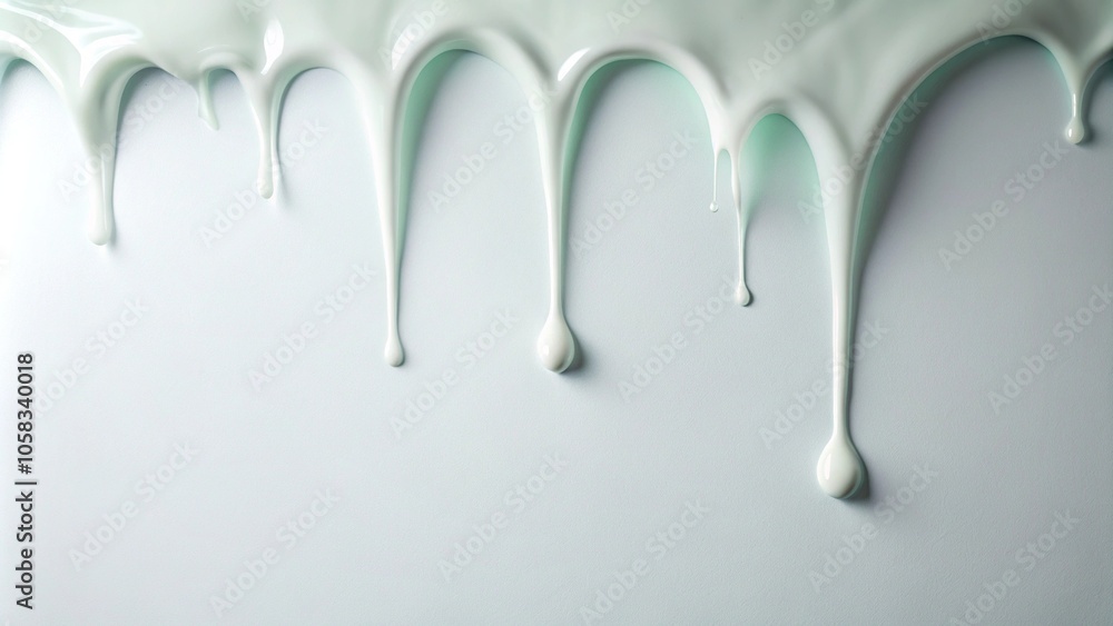 Dripping slime on a smooth white surface, saturation, splatters, hue, gooey, liquid Dripping slime on a smooth white surface, saturation, splatters, hue, gooey, liquid