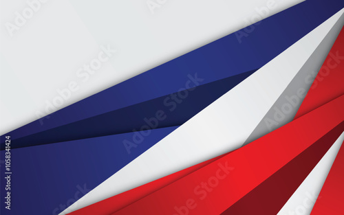 Free Download modern abstract white, blue and red background - GFXLoad