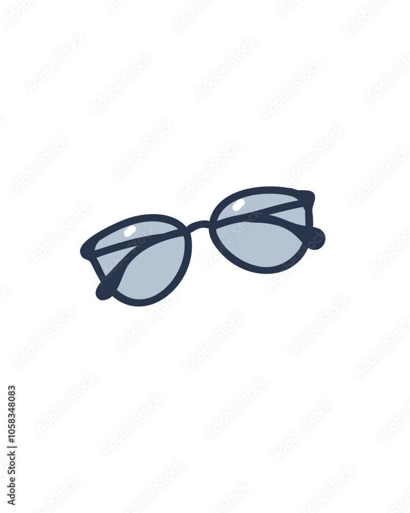 Classic round glasses with metal frame, simple and elegant Classic round glasses with metal frame, simple and elegant