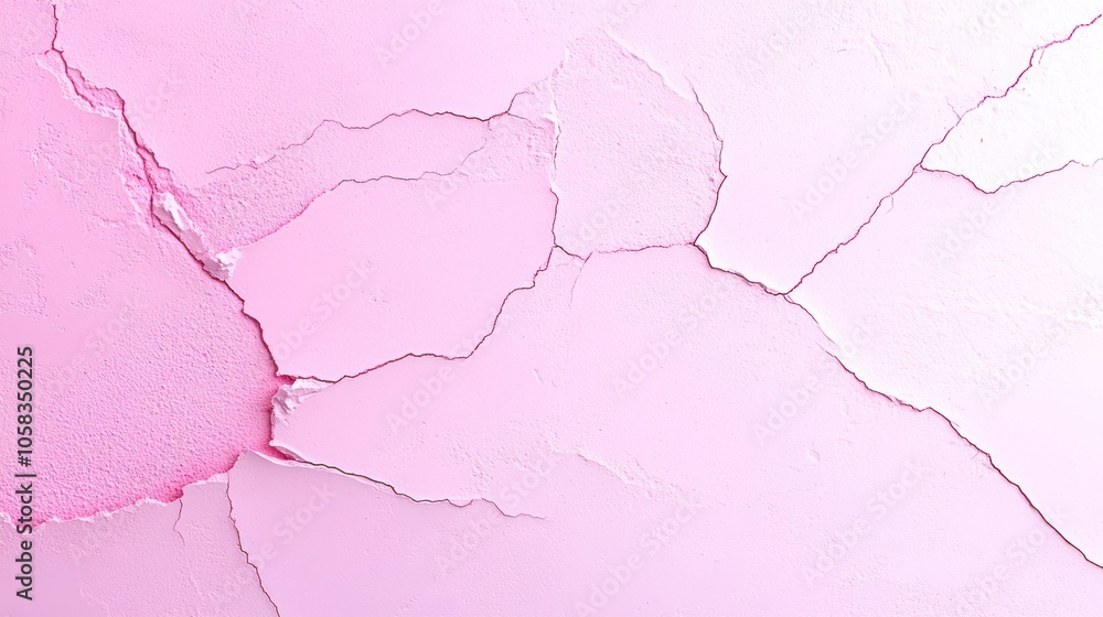 Rustic Pink Brickwork Texture - Abstract Painted Masonry Wall Background for Banners and Seamless Patterns