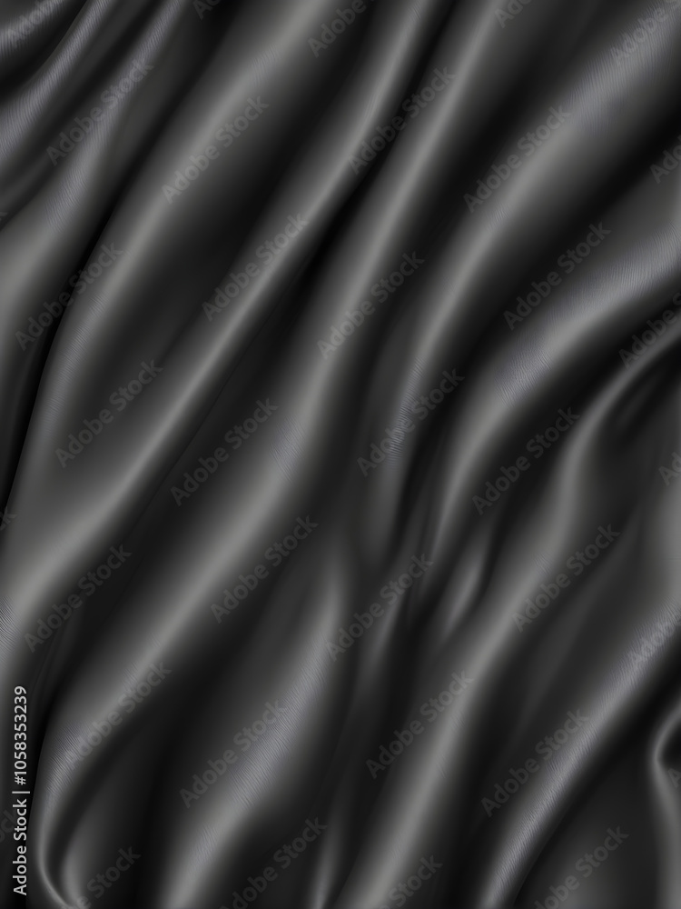 Fototapeta premium Black silk