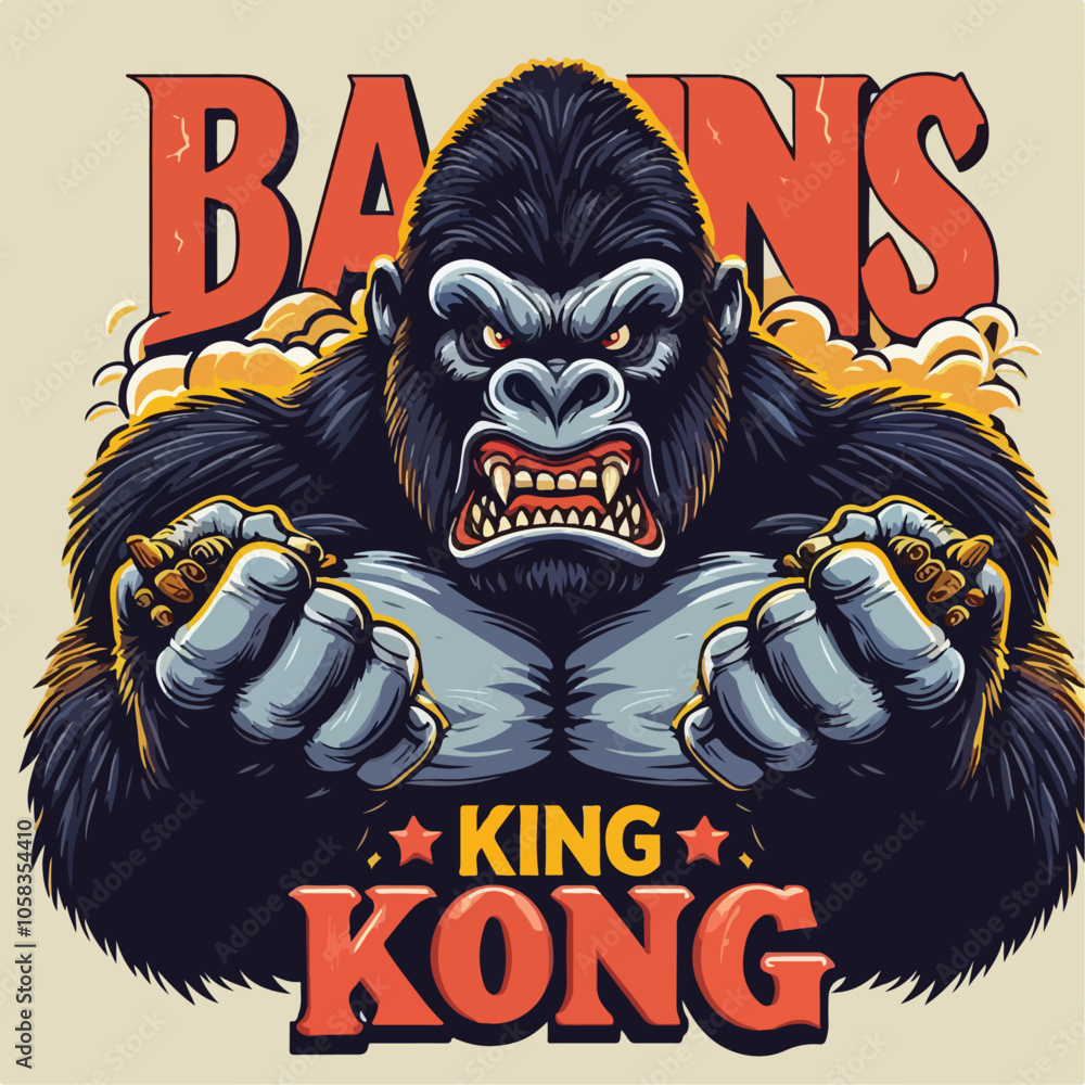 Obraz premium portrait of a monster king kong