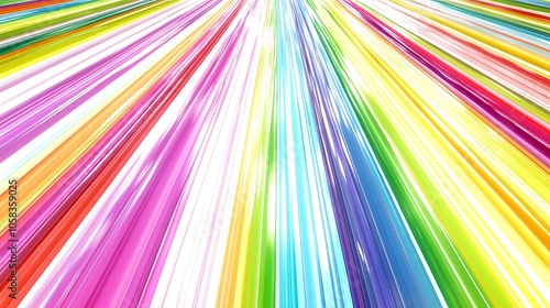 Abstract Rainbow Lines Background for Website Design, Presentation, and Social Media Clean Blank Canvas with Empty Space for Designs