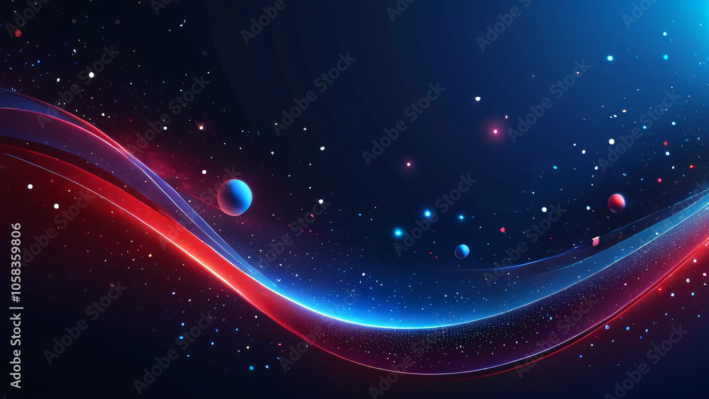 Obraz premium abstract background with stars