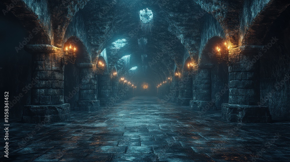Mysterious Stone Hallway Mysterious Stone Hallway