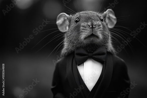 Rat in Tuxedo