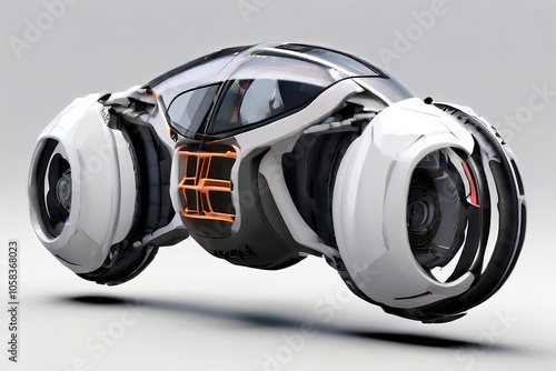  aerocycle monoflyer a monowheel vehicle that transforms into a photo