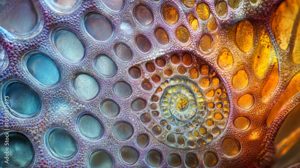 Vibrant Abstract Spiral Texture Vibrant Abstract Spiral Texture