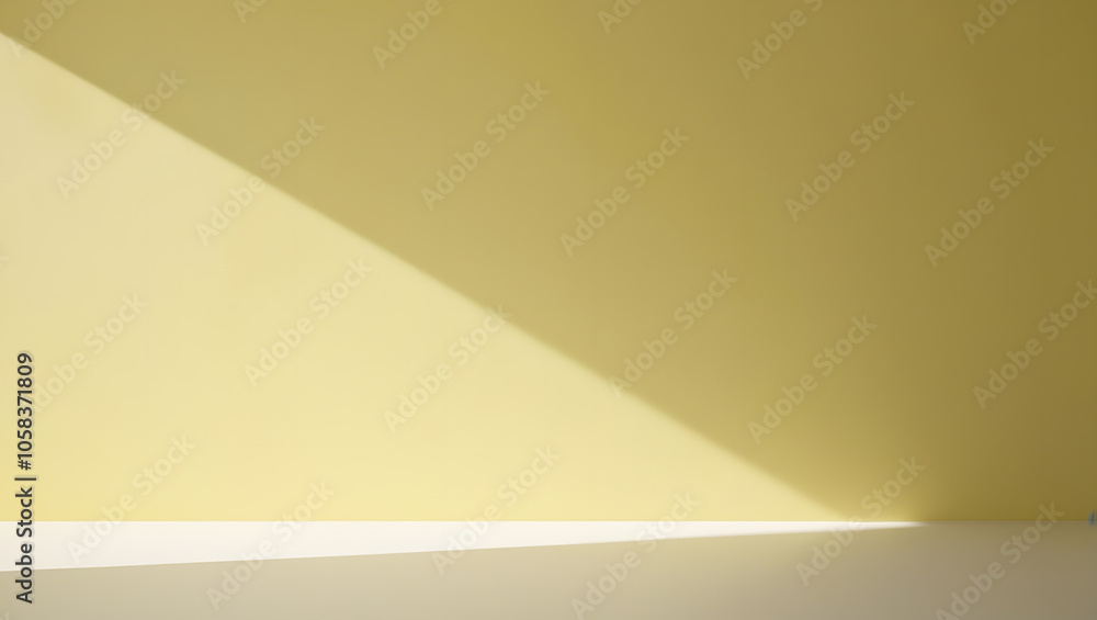 a light yellow wall with shadows on it a light yellow wall with shadows on it
