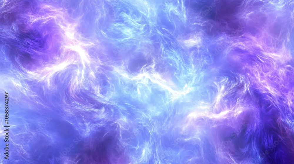 Fototapeta premium Abstract background with flowing purple and blue energy Minimalist White Background with Space for Text