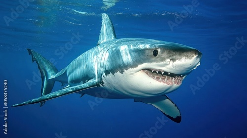 Great White Shark Underwater