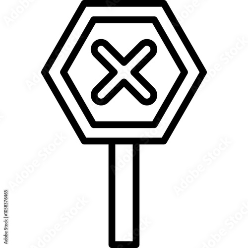Wrong Way Icon